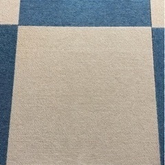 サンゲツ タイルカーペット 50cm×50cm 青白 30枚セット