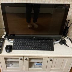 【売却済】hp パソコン　デスクトップ　モニター