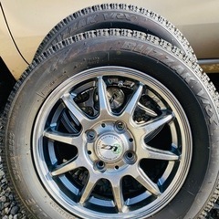 スタッドレスタイヤ ホイルセット /ブリヂストン 155/65R13