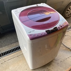 本日限り パナソニック 2014年製 自動洗濯機 2000円で売...