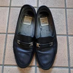 男性　黒革靴　25.5 EEEサイズ