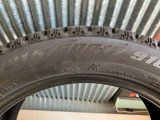 深溝★215/50R17　NANKANG ナンカン WS-1　２本　2020年製造　9分山　岩手県盛岡市　店頭組込み可能