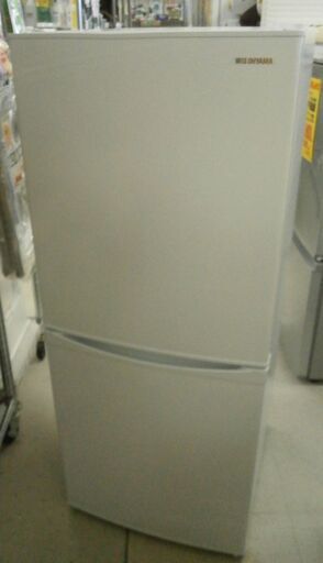 IRIS OHYAMA   2ドア冷蔵庫　直冷式　142L　2021年製　IRSD-14A-W