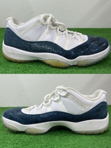 NIKE◆AIR JORDAN 11 RETRO LOW LE/エアジョーダンレトロロー/ホワイト/CD6846-102/27.5cm