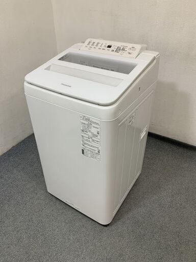 Panasonic/パナソニック 全自動洗濯機 洗濯7kg 泡洗浄 楽ポイフィルター NA-FA70H8 ホワイト 2021年製 中古家電 店頭引取歓迎 R6768)