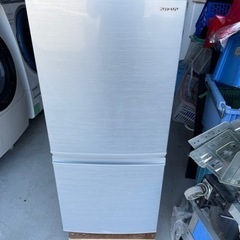 愛知郊外配送無料 SHARP 137L 冷蔵庫 SJ-D14F-S 2020年製