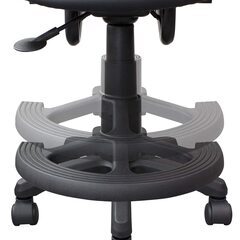 【定価20106円⇒11280円】DUOREST デスクチェア グレー 幅47×奥行47×高さ80-91cm FIT 背もたれ可動 ジャストフィット DR-286BY(Knit Gray)