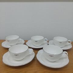 コーヒーカップ５客  ティーカップ５客