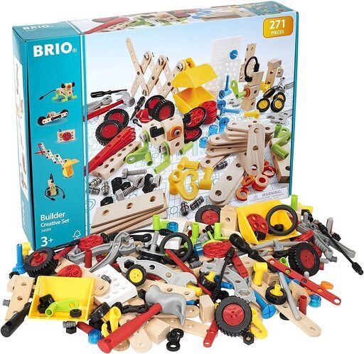 【定価11237円⇒6320円】BRIO (ブリオ) ビルダー クリエイティブセット [ 工具遊び おもちゃ ] 34589