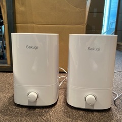超音波加湿器2台　　Sakugi