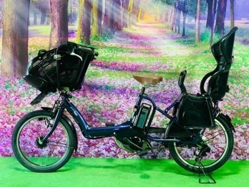 ❷ 4759子供乗せ電動自転車ヤマハ3人乗り新品20インチ良好バッテリー