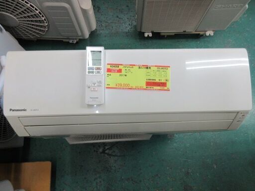 K04058　パナソニック　中古エアコン　主に14畳用　冷房能力　4.0KW ／ 暖房能力　5.0KW