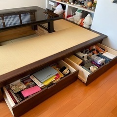 飛騨家具　畳収納ユニット小上がり4畳　オリジナルカスタマイズ超美品です！