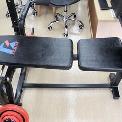 ファイティングロード☆ホームビルダーセット☆重り47.5kg分☆筋トレ☆お家でトレーニング【こちらは店舗です。浜村鹿野温泉ICから3分 買取本舗 宮本リサイクル 営業時間9～19時 定休日水曜のみ←連絡できませんm(_ _)m】 