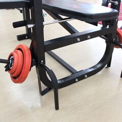 ファイティングロード☆ホームビルダーセット☆重り47.5kg分☆筋トレ☆お家でトレーニング【こちらは店舗です。浜村鹿野温泉ICから3分 買取本舗 宮本リサイクル 営業時間9～19時 定休日水曜のみ←連絡できませんm(_ _)m】 