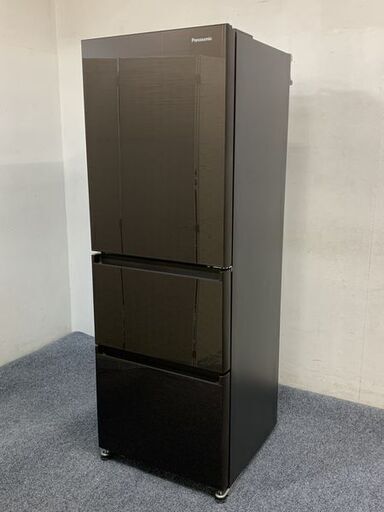 パナソニック/Panasonic 3ドア冷凍冷蔵庫 NR-C343GC-T ダークブラウン GCシリーズ 335L 2022年製 中古家電 店頭引取歓迎 R6777)