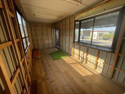 決まりました】中古ハウス8坪（部屋4坪＋デッキ4坪）コンテナ・プレハブ