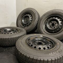 タイヤ走行短め【DUNLOP WINTER MAXX WM02 165/80R13】スタッドレス【スチールホイール 13インチ 5J4HPCD100】21年製　(VTG579) クレジットカード QRコード決済可能 タイヤ走行短め【DUNLOP WINTER MAXX WM02 165/80R13】スタッドレス