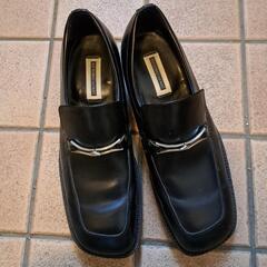 男性用　黒革靴　26.5