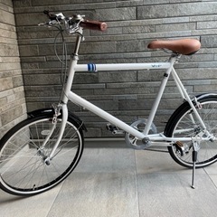 新品　特価　自転車　サイモト　Wanp ミニベロ　6段ギヤ　
