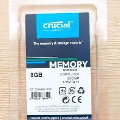  新品 8GBメモリ（8GB×1枚）Crucial純正品 DDR...