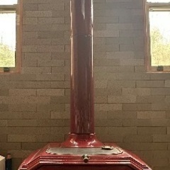 ※別で出品し直してます※ 薪ストーブ(アメリカ製/赤)※1/25までの引取限定