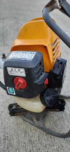 故障中草刈り機
