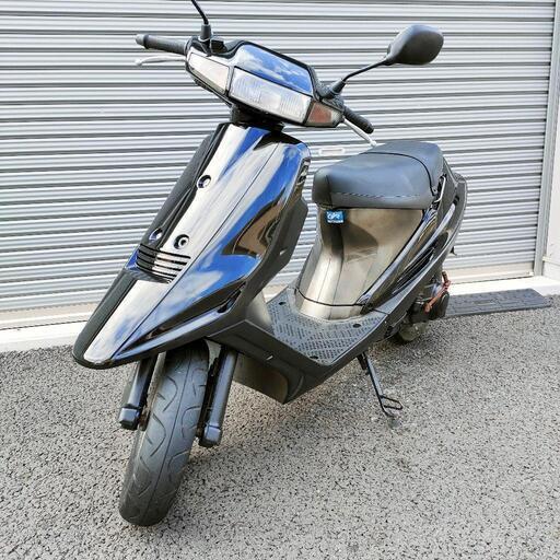 2439.ハイパワー前期　アドレスv100 バッテリー、ミラー新品　千葉県柏市　即日配送、自走引き取りも可能