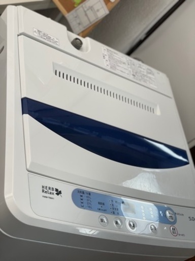 送料・設置込み　洗濯機　5kg ヤマダ　2017年