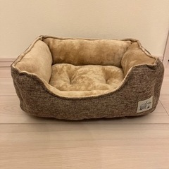セシールペットベッド　小型犬　猫　ブラウン