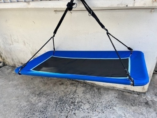 美品‼️アウトドア吊り下げブランコ遊具ハンモックぶらんこ乗用玩具プロフ必読