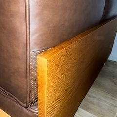 unico アルベロ　レザー2人掛けソファ