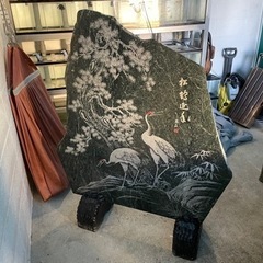 床の間に飾る御影石