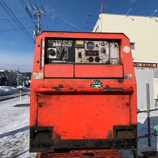 溶接機 280SS デンヨー ウェルダー 防音型エンジン発電溶接機 (D4759tstswY) - 北海道のその他