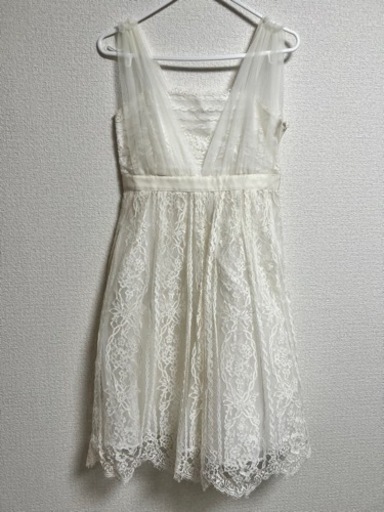 JILLSTUART WHITE ドレス ワンピース レース チュール　2 郵送も可能です