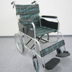 【新品】　マキテック　介助式車イス　EW－３０GN　ノーパンクタイヤ 新品】 マキテック 介助式車イス EW－30GN ノーパンクタイヤ