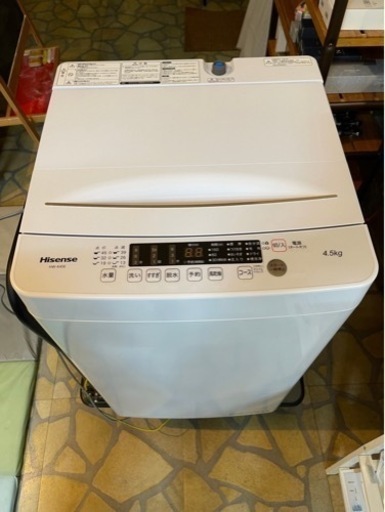 ハイセンス　洗濯機　2021年製