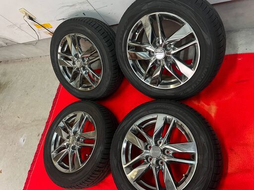 日産純正 C26セレナライダー オーテック 純正メッキホイール タイヤ溝 