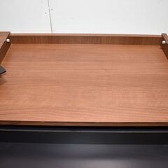 【7/28受渡終了】≪zy894≫美品 東京インテリア ブラックガラス天板 ローボード/AVボード 横格子 モダン リビング 50114-02 7/28受渡終了】≪zy894≫美品 東京インテリア ブラックガラス天板