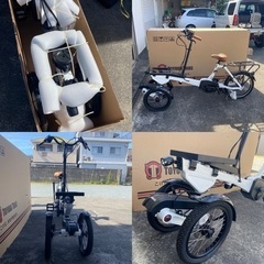 豊田トライク　キャリー　大人の三輪車　自転車　お洒落電動自転車　電動アシスト　TOYODA TRIKE YAMAHA SHIMANO カッコいい