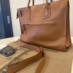 最終値下げ】皇室御用達 ソメスサドル ビジネスバッグ メンズ キャメル