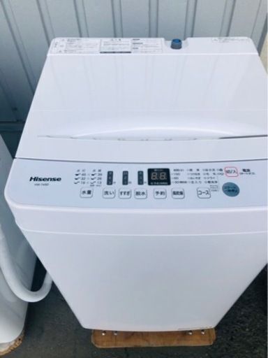 配送可能　2019年式　シャープ SHARP ES-GE5D-W [全自動洗濯機 5.5kg ホワイト系]