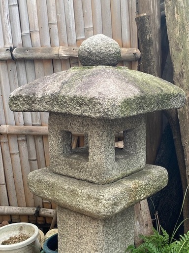 ◎お値下げしました‼️ 逸品 時代 出雲石灯篭 来待石灯籠 御影石 灯篭