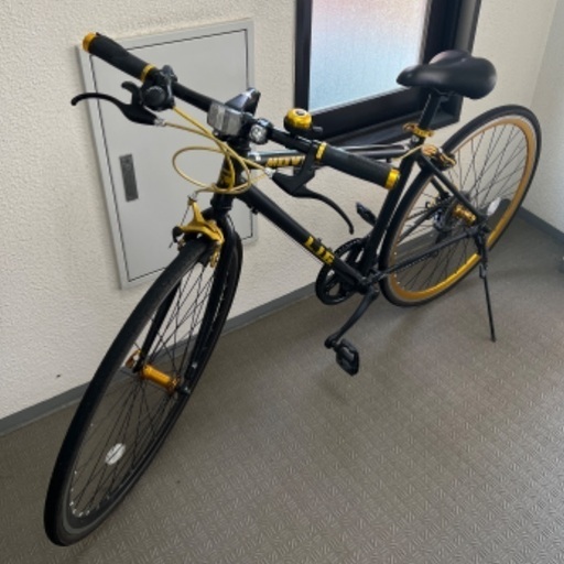 クロスバイク LIG MOVE 自転車 7段変速 使用期間1年 付属品あり