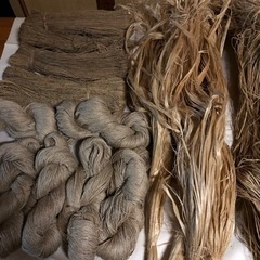 麻糸、麻糸の原料