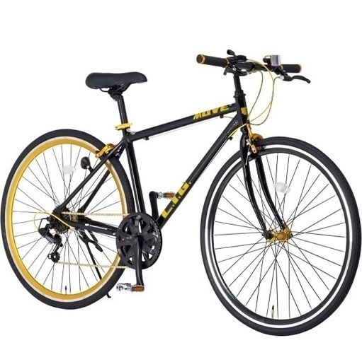 クロスバイク　LIG MOVE 自転車 7段変速 使用期間1年　付属品あり