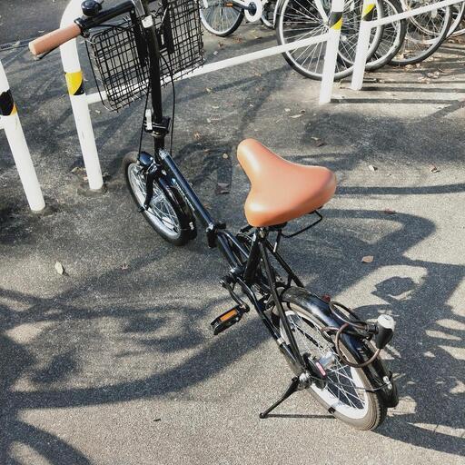 北見市発】折りたたみ自転車 車体番号無し 20インチ 6段ギア 赤