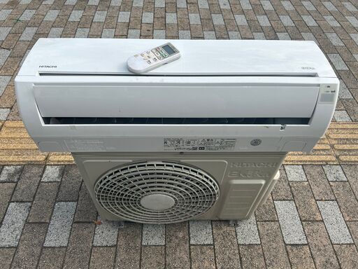 決まりました◆日立 ルームエアコン 6畳程度 2016年製 RAS-AJ22E エアコンクリーニング渡し