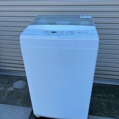【ネット決済・配送可】ニトリ　洗濯機　NTR60　2019年製　中古品