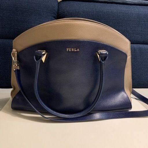 FURLA フルラ】ハンドバッグ ショルダー レザー バイカラー www